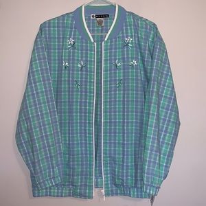 NWOT embroidered jacket 💙